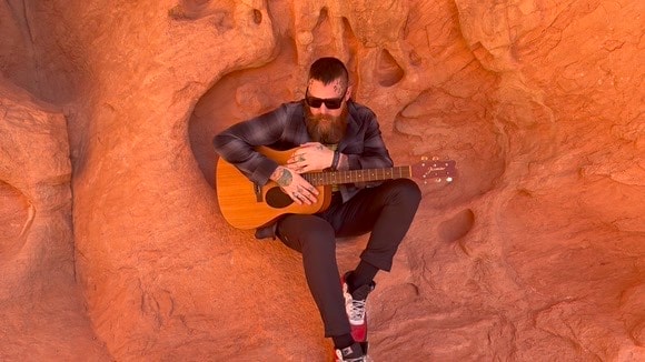 Andy Hughes on the road